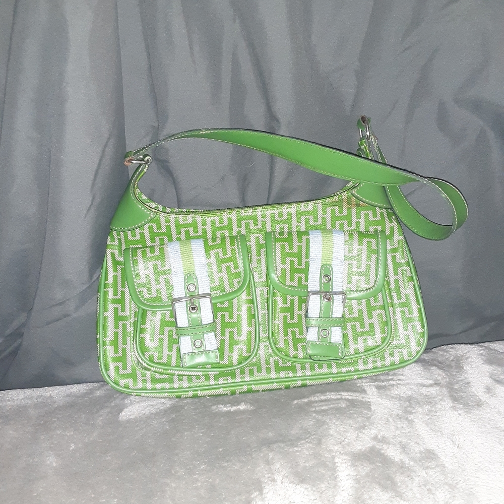 Tommy Hilfiger green purse